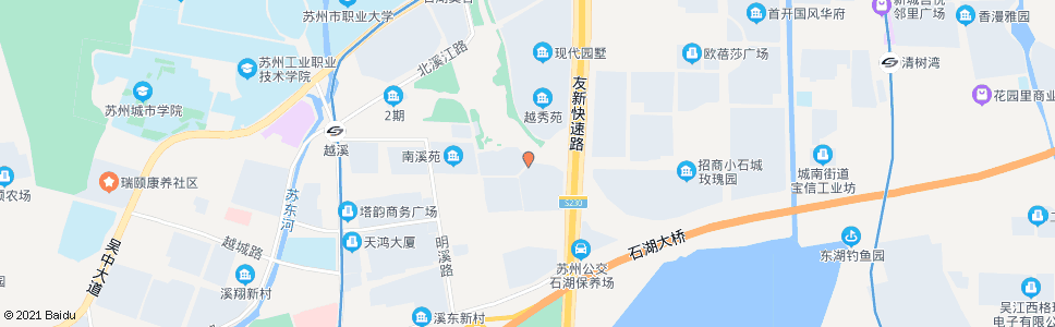 苏州苏街小石湖路_公交站地图_苏州公交_妙搜公交查询2025