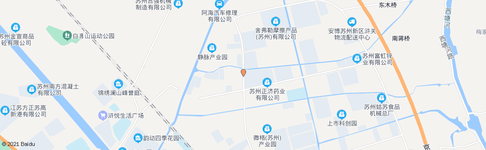 苏州大通路浒青路北_公交站地图_苏州公交_妙搜公交查询2024