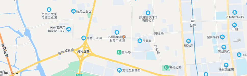 苏州旺盛路苏埭路西_公交站地图_苏州公交_妙搜公交查询2025