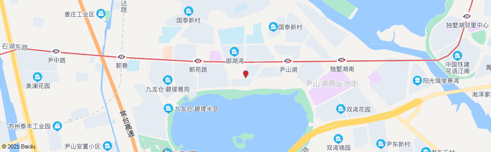 苏州郭新路听湖路_公交站地图_苏州公交_妙搜公交查询2025