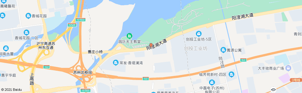 苏州阳澄湖大道缤特力路_公交站地图_苏州公交_妙搜公交查询2025