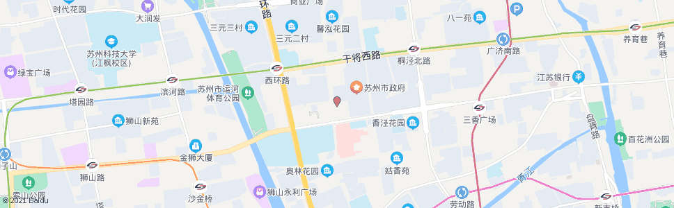 苏州科技新城北门_公交站地图_苏州公交_妙搜公交查询2025