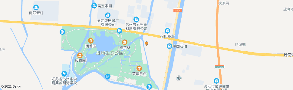 苏州友谊老村委_公交站地图_苏州公交_妙搜公交查询2025