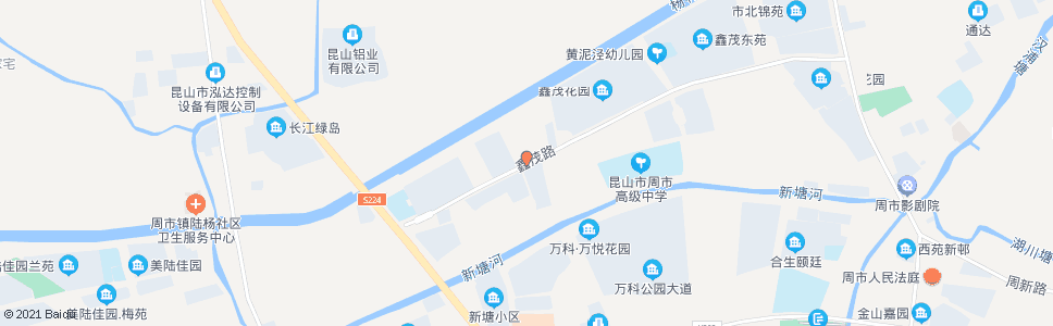 苏州鑫茂路华杨路_公交站地图_苏州公交_妙搜公交查询2025