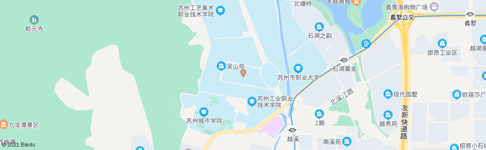 苏州国际教育园(旅游财经校)_公交站地图_苏州公交_妙搜公交查询2024