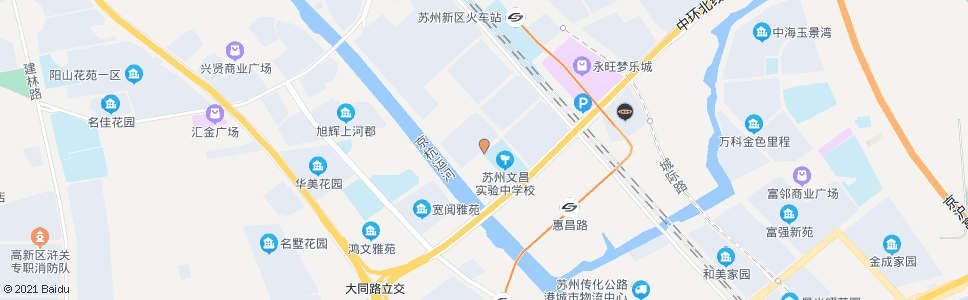 苏州文运路惠昌路西_公交站地图_苏州公交_妙搜公交查询2025