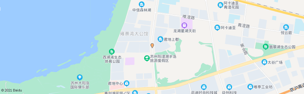 苏州星湖街唯青路北_公交站地图_苏州公交_妙搜公交查询2024