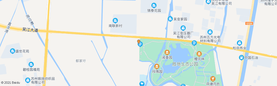 苏州胜地生态公园_公交站地图_苏州公交_妙搜公交查询2025