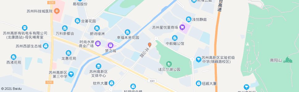 苏州龙山路青城山路南_公交站地图_苏州公交_妙搜公交查询2025