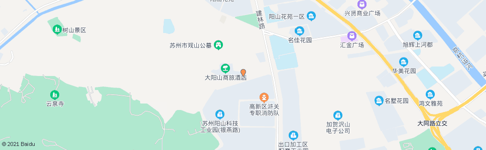 苏州阳山湾度假酒店_公交站地图_苏州公交_妙搜公交查询2024