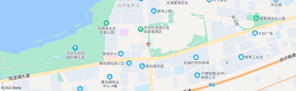 苏州青剑湖景区_公交站地图_苏州公交_妙搜公交查询2025