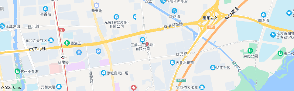 苏州澄阳路华元路北_公交站地图_苏州公交_妙搜公交查询2025