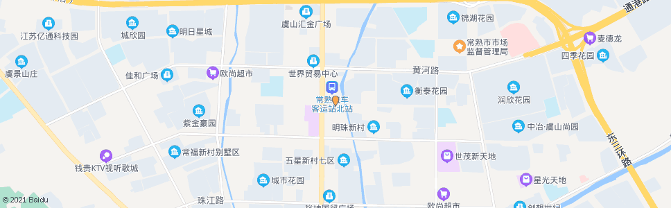 苏州常熟客运北站(淮河路)_公交站地图_苏州公交_妙搜公交查询2024