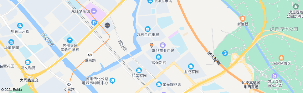 苏州城北西路首末站_公交站地图_苏州公交_妙搜公交查询2025