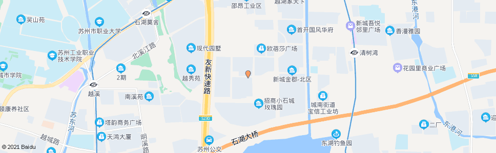 苏州枫杨路槐香街西_公交站地图_苏州公交_妙搜公交查询2025