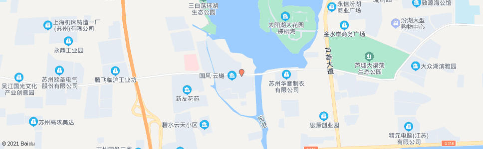 苏州江南岸_公交站地图_苏州公交_妙搜公交查询2025