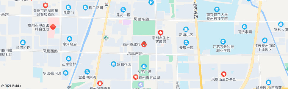 泰州市政府_公交站地图_泰州公交_妙搜公交查询2025