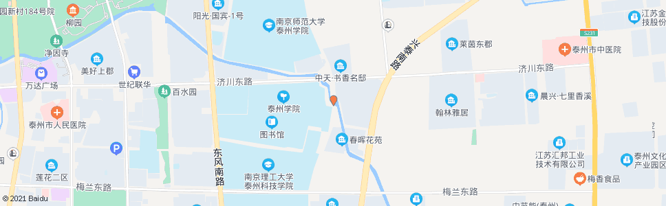 泰州济川路口_公交站地图_泰州公交_妙搜公交查询2024