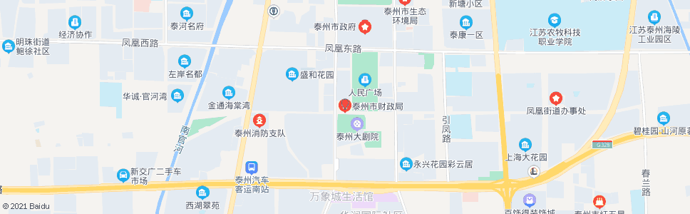 泰州市财政局_公交站地图_泰州公交_妙搜公交查询2025