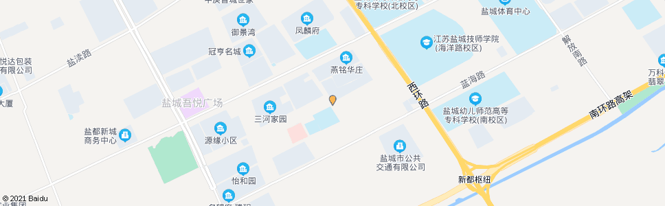 盐城神州路赶海路口_公交站地图_盐城公交_妙搜公交查询2025