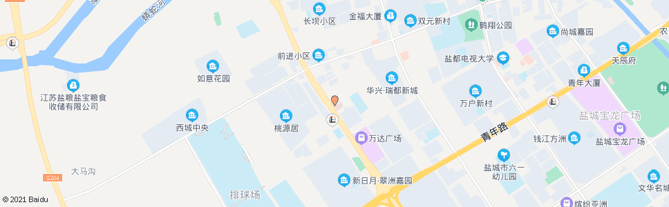 盐城同济医院_公交站地图_盐城公交_妙搜公交查询2024