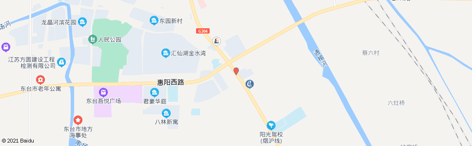 盐城明星家居港(范公路)_公交站地图_盐城公交_妙搜公交查询2025