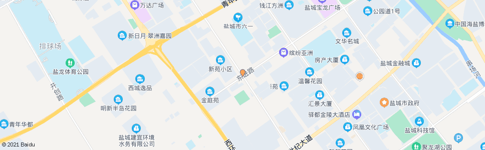 盐城东进路盐马路口_公交站地图_盐城公交_妙搜公交查询2024