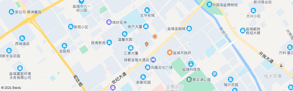 盐城高力国际家居港(世纪大道)_公交站地图_盐城公交_妙搜公交查询2025