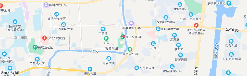 扬州长城饭店_公交站地图_扬州公交_妙搜公交查询2024