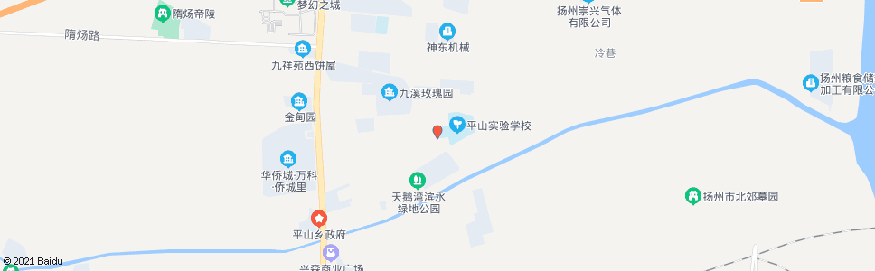 扬州平山实验学校(天鹅湾墅园)_公交站地图_扬州公交_妙搜公交查询2025