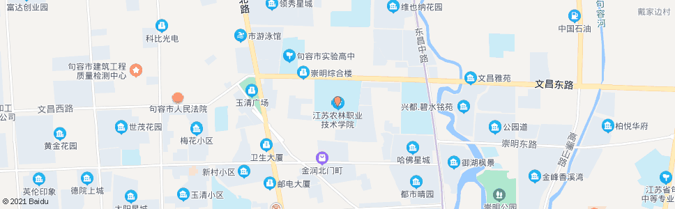 镇江农林学院西门_公交站地图_镇江公交_妙搜公交查询2024