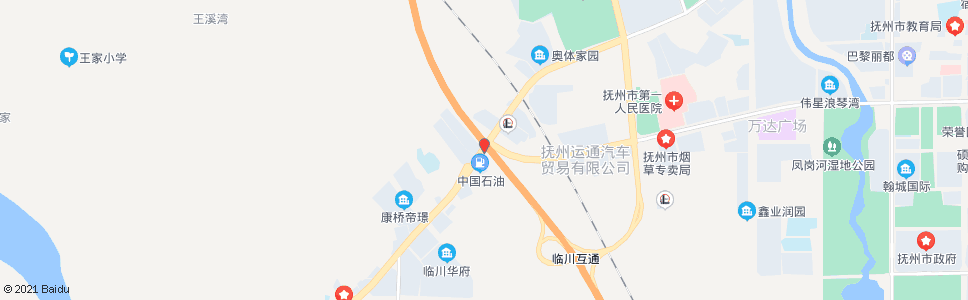 抚州迎宾大道路口_公交站地图_抚州公交_妙搜公交查询2024