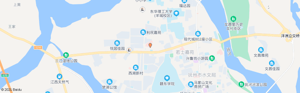 抚州市疾控中心_公交站地图_抚州公交_妙搜公交查询2024