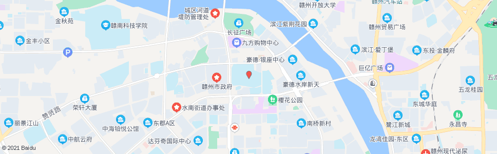 赣州市体育中心_公交站地图_赣州公交_妙搜公交查询2025