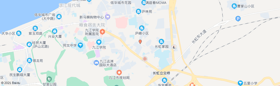 九江庐峰小区(南)_公交站地图_九江公交_妙搜公交查询2024