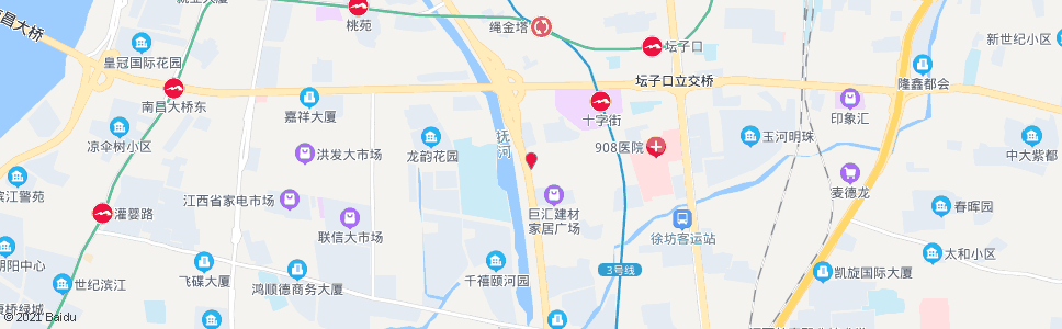 南昌博览城市场中路_公交站地图_南昌公交_妙搜公交查询2024