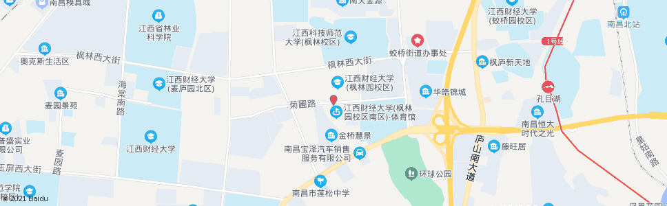 南昌财大枫林校区_公交站地图_南昌公交_妙搜公交查询2024