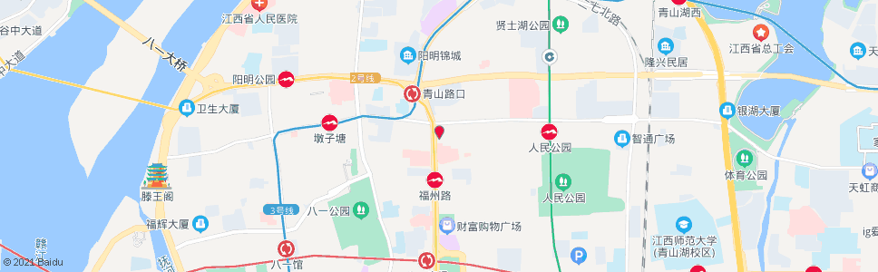 南昌南大附属眼科医院(省中医院)_公交站地图_南昌公交_妙搜公交查询2024