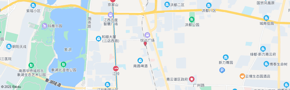 南昌三店西路立交_公交站地图_南昌公交_妙搜公交查询2024