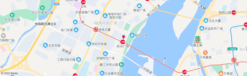 南昌江西泰耐克大酒店_公交站地图_南昌公交_妙搜公交查询2024