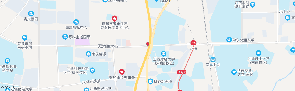 南昌双港西大街口_公交站地图_南昌公交_妙搜公交查询2024