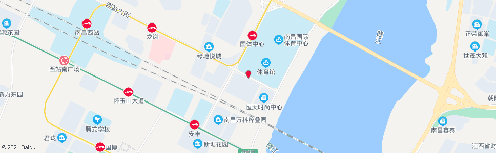 南昌九州大街东口_公交站地图_南昌公交_妙搜公交查询2024