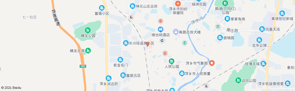 萍乡湘雅萍矿合作医院_公交站地图_萍乡公交_妙搜公交查询2025