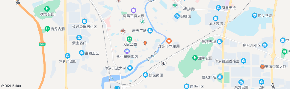 萍乡蓝波湾大酒店_公交站地图_萍乡公交_妙搜公交查询2025