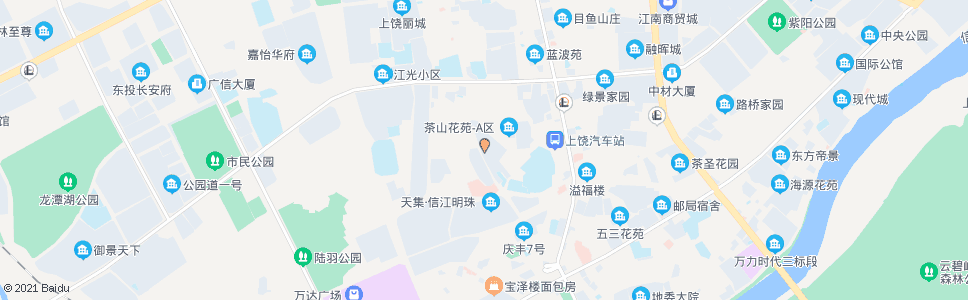 上饶铁路新村_公交站地图_上饶公交_妙搜公交查询2024