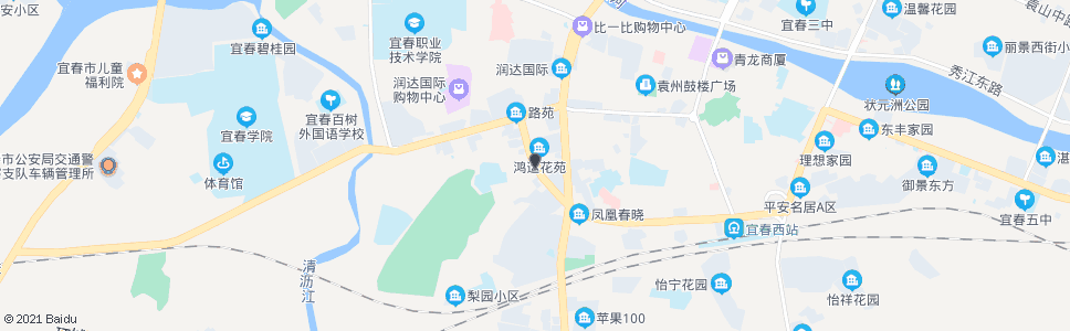 宜春凤凰市场_公交站地图_宜春公交_妙搜公交查询2024