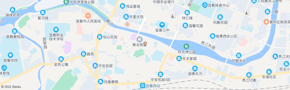 宜春箭道市场_公交站地图_宜春公交_妙搜公交查询2025