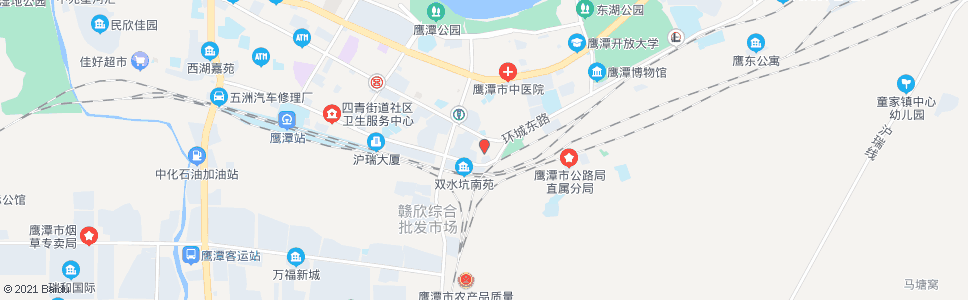 鹰潭双水坑_公交站地图_鹰潭公交_妙搜公交查询2025