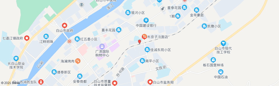 白山建设小学_公交站地图_白山公交_妙搜公交查询2024