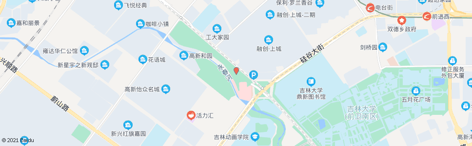 长春硅谷医院_公交站地图_长春公交_妙搜公交查询2025